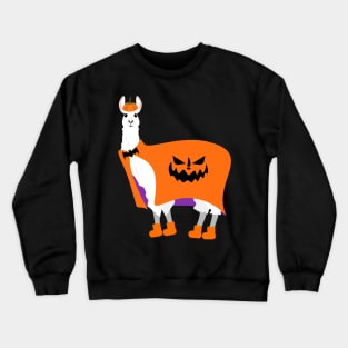 Llama Halloween Costume Llama Lovers Gift Crewneck Sweatshirt